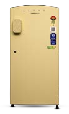 Direct Cool Refrigerator Color: Pastel Yellow Star Rating: 5 Star GLDF215SPYT4LC – 195 L