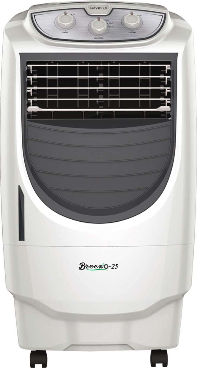 HAVELLS 35 L Room/Personal Air Cooler  (White - Brown, Breezo 35)