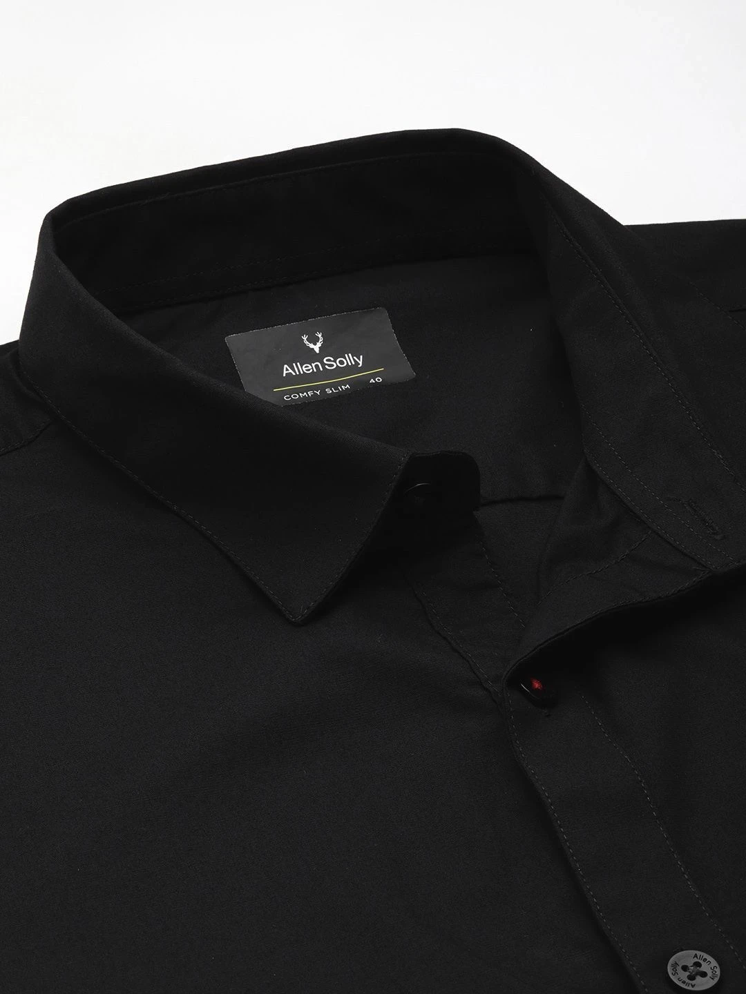 Allen Solly Men Regular Fit Solid Spread Collar Casual Shirt